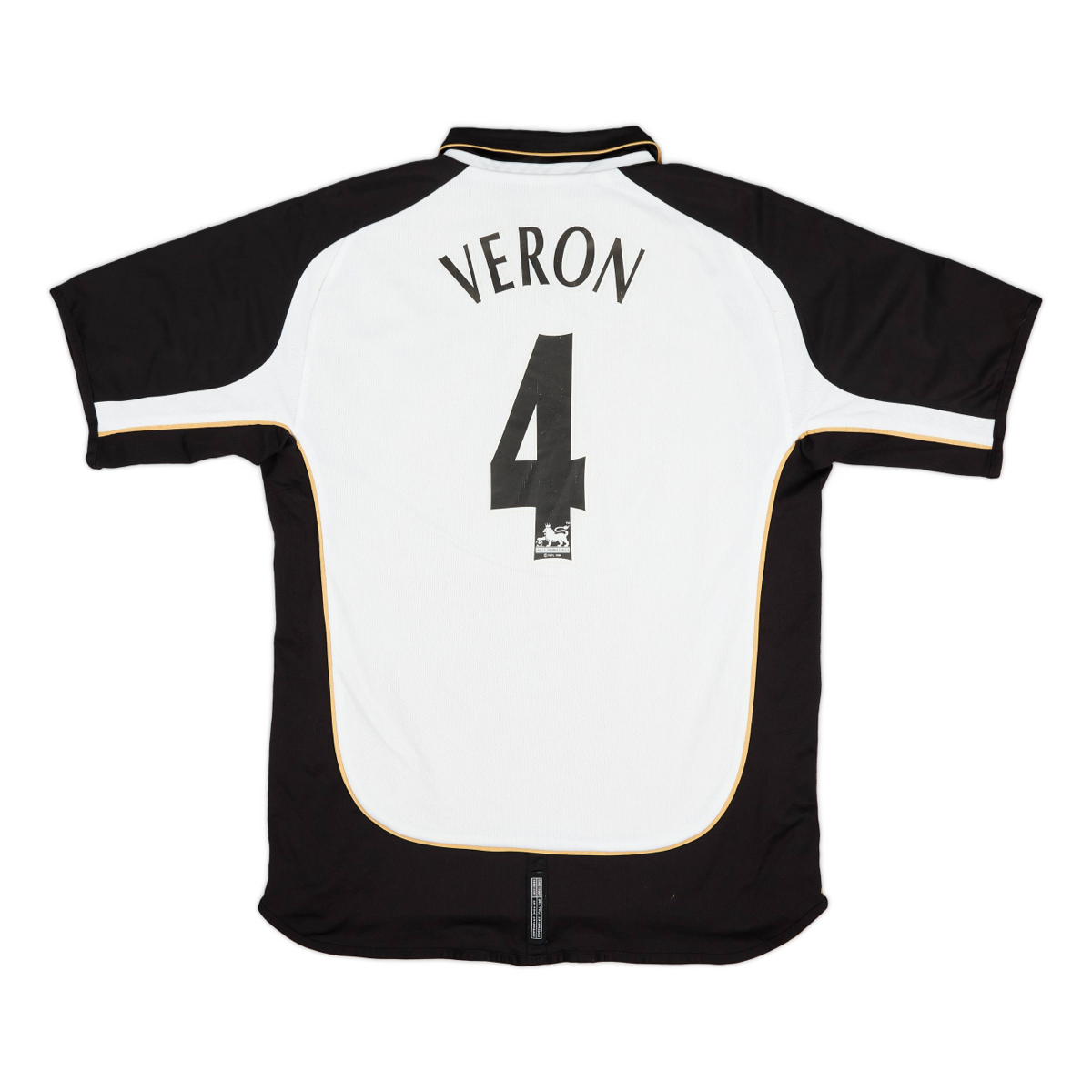 2002-03 Manchester United FC Equipacion Especial Blanco Dorado 100 Aniversario