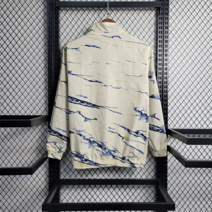 Italia Cortavientos  Azul Blanco