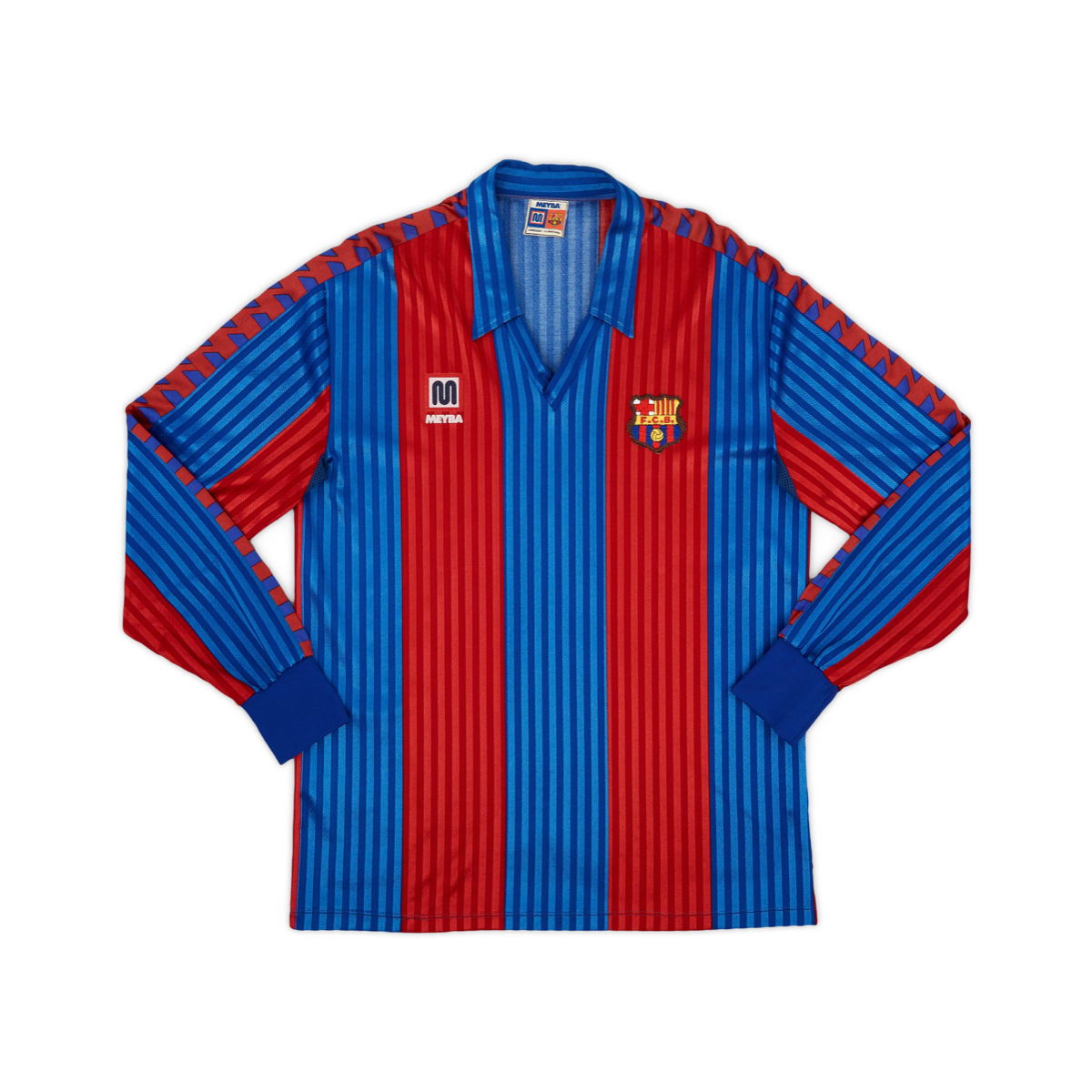 1991-92 FC Barcelona 1a Equipacion Manga Larga