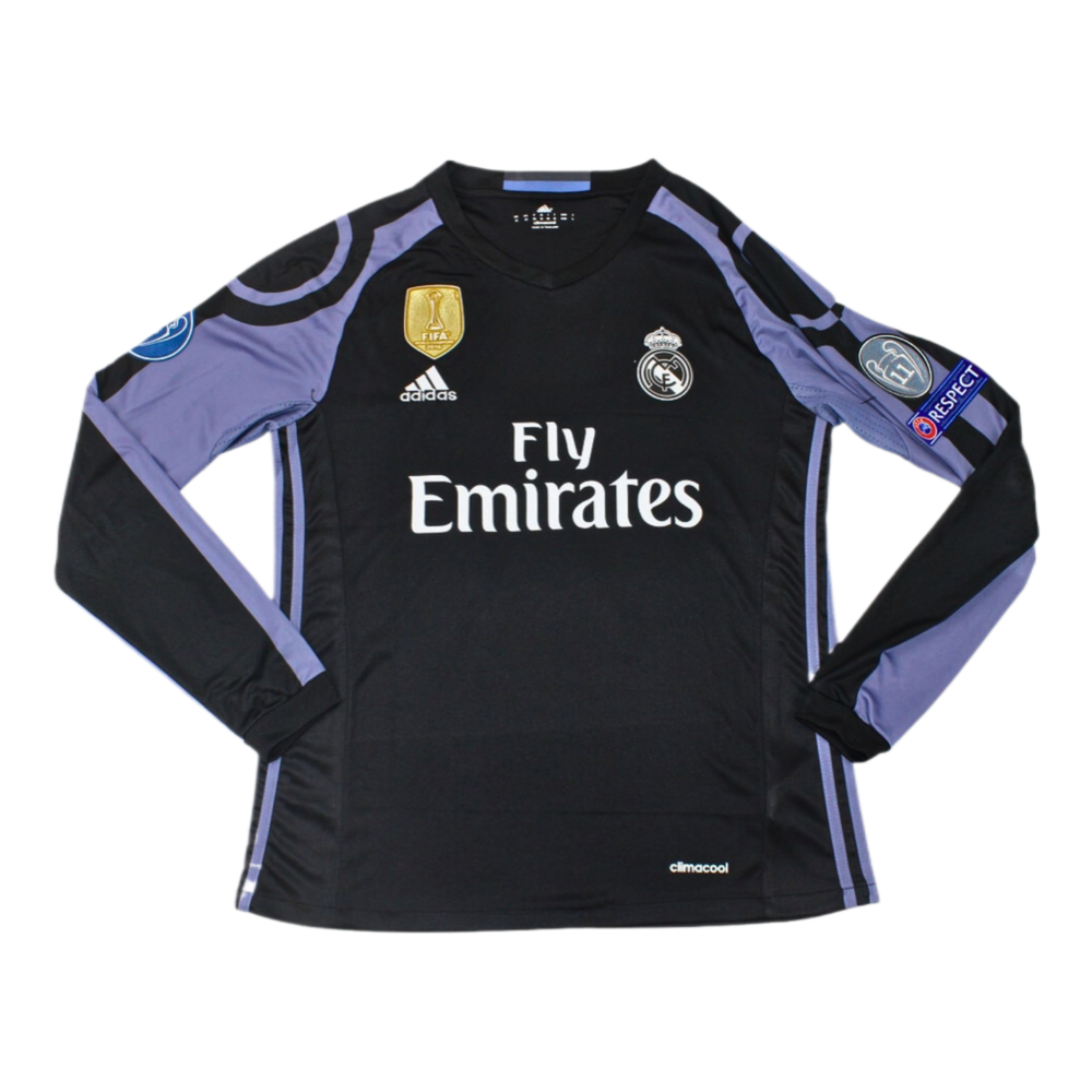 2016-17 Real Madrid CF 3a Equipacion Manga Larga
