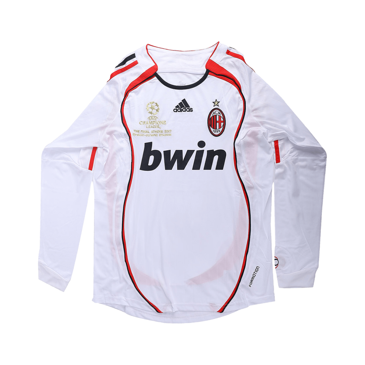 2007-08 AC Milan 2a Equipacion Manga Larga
