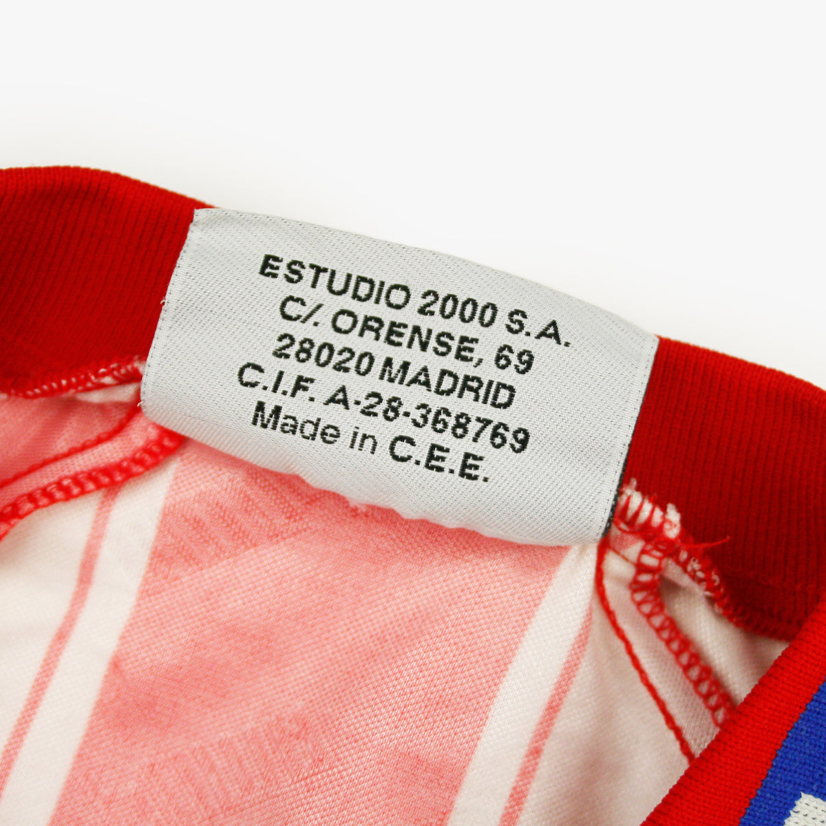 1995-96 Atlético de Madrid 1a Equipacion