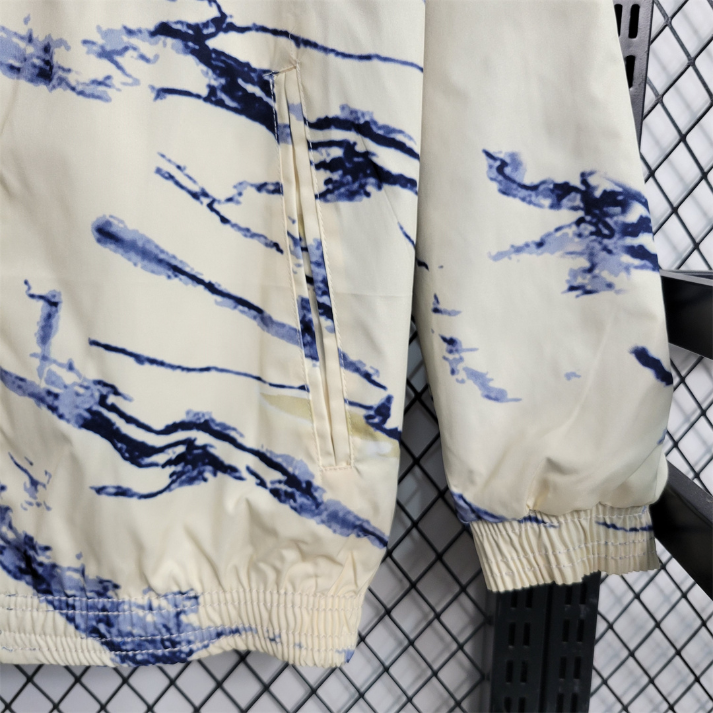 Italia Cortavientos  Azul Blanco