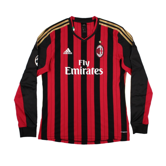 2012-13 AC Milan 1a Equipacion Manga Larga