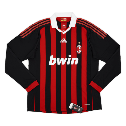 2009-10 AC Milan 1a Equipacion Manga Larga
