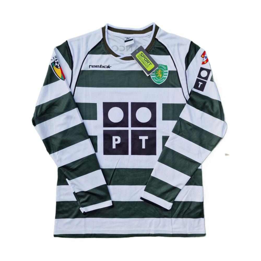 2002-03 Sporting CP 1a Equipacion Manga Larga