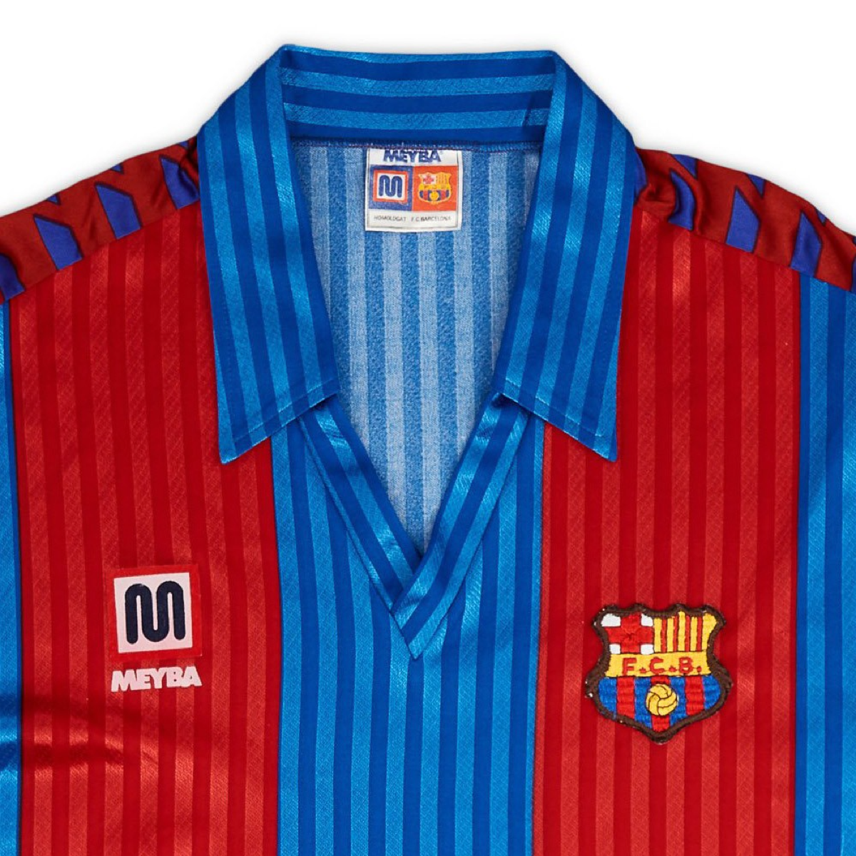1991-92 FC Barcelona 1a Equipacion Manga Larga