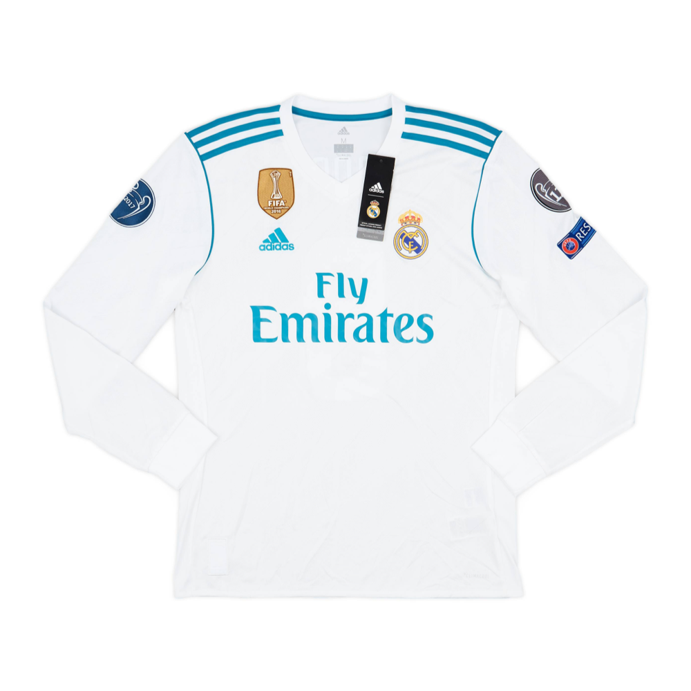 2017-18 Real Madrid CF 1a Equipacion Manga Larga