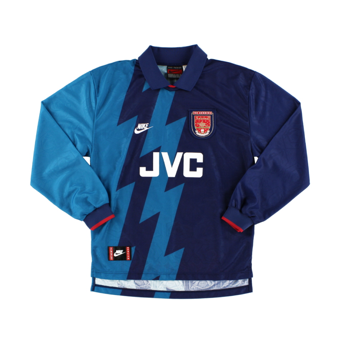 1995-96 Arsenal FC 2a Equipacion Manga Larga