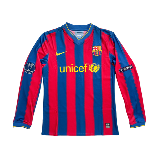2009-10 FC Barcelona 1a Equipacion Manga Larga