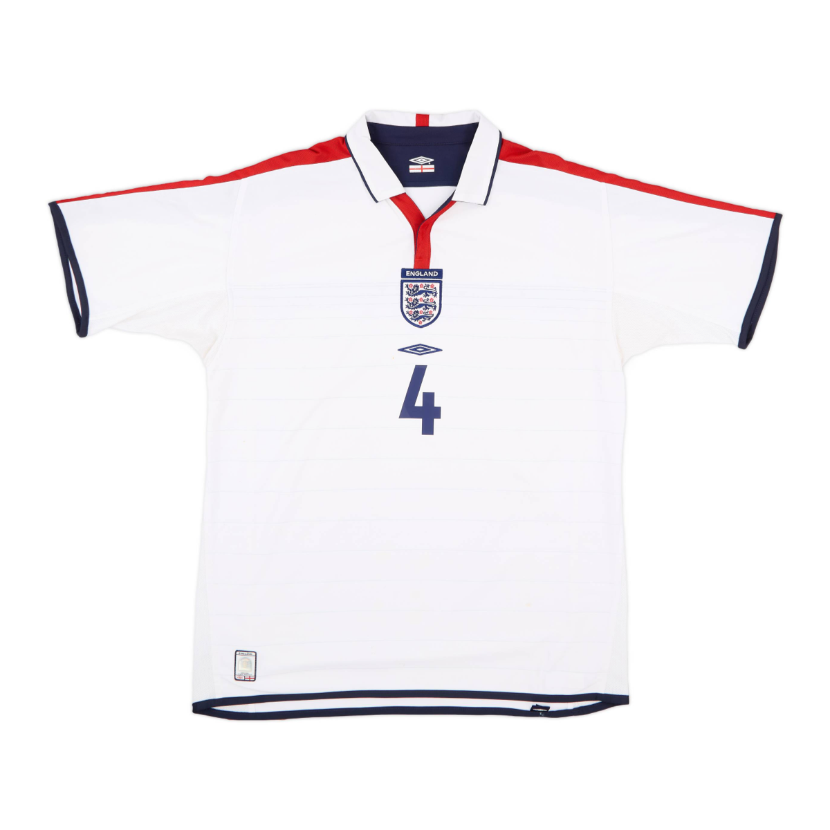 2004 Inglaterra 1a Equipacion