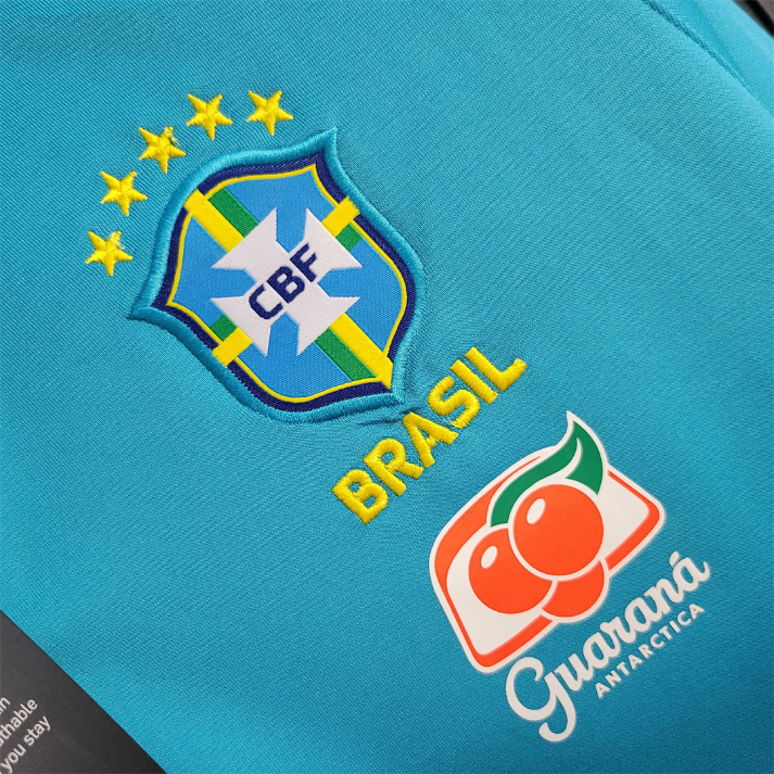 Brasil Cortavientos Azul Turquesa