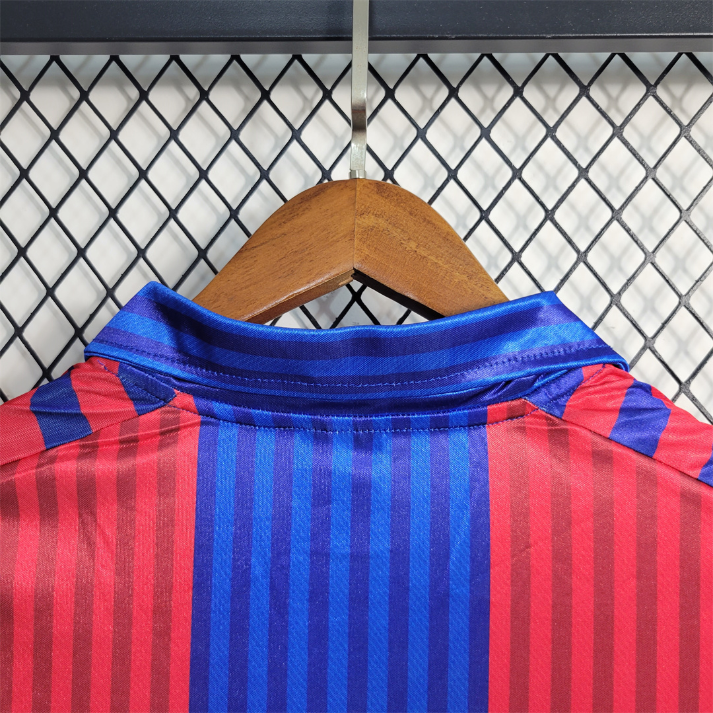 1991-92 FC Barcelona 1a Equipacion Manga Larga