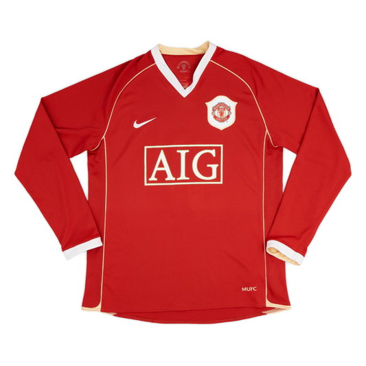 2006-07 Manchester United FC 1a Equipacion Manga Larga