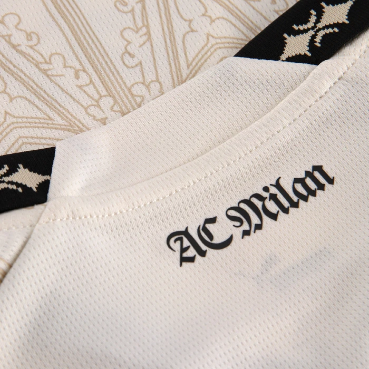 2023-24 AC Milan x Pleasures Equipacion Edicion Especial Beige