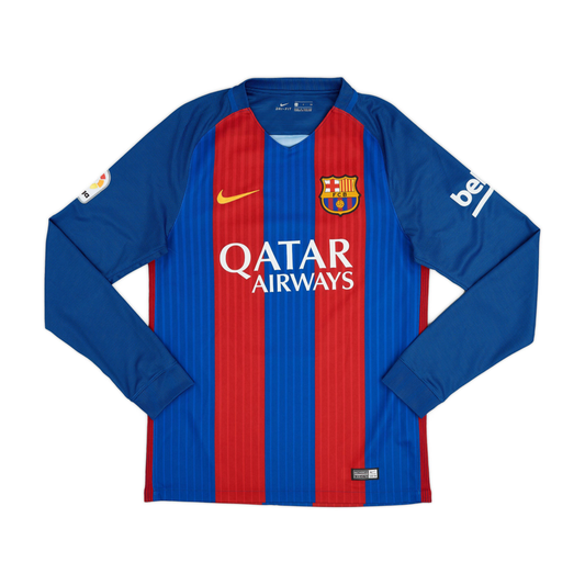 2016-17 FC Barcelona 1a Equipacion Manga Larga
